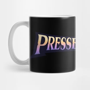 Pressed For Time Banner Logo Mug